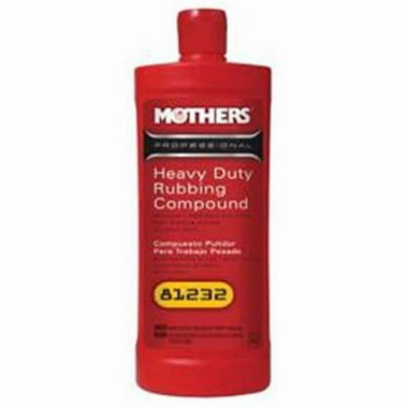 Mothers Wax and Polish 81232 Heavy Duty Rubbing Compound  Sand Scratches