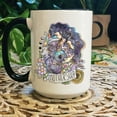 thumbnail image 1 of Mothership Ceramic Mug, Sci Fi Mom Mug, Space Theme, Pregnancy, Take Me to Mothership Mug, Mother Alien,Pink Handle Mug 15oz color, 1 of 4