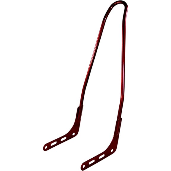 Motherwell 156T-18-RED One-Piece Sissy Bars - 25in. - Red