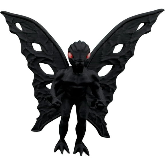 Mothman Action Figure - 3D Printed Model Collectible Cryptid Figurine - Made in WV USA