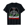 thumbnail image 1 of Mothman Cryptid Creature Men Women Point Pleasant Red Eyes T-Shirt, 1 of 5