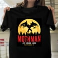 thumbnail image 1 of Mothman Cryptid Graphic Unisex T-Shirt, Funny Cryptozoology Fan Christmas Gift G0394, Up to Size 5XL, 1 of 2