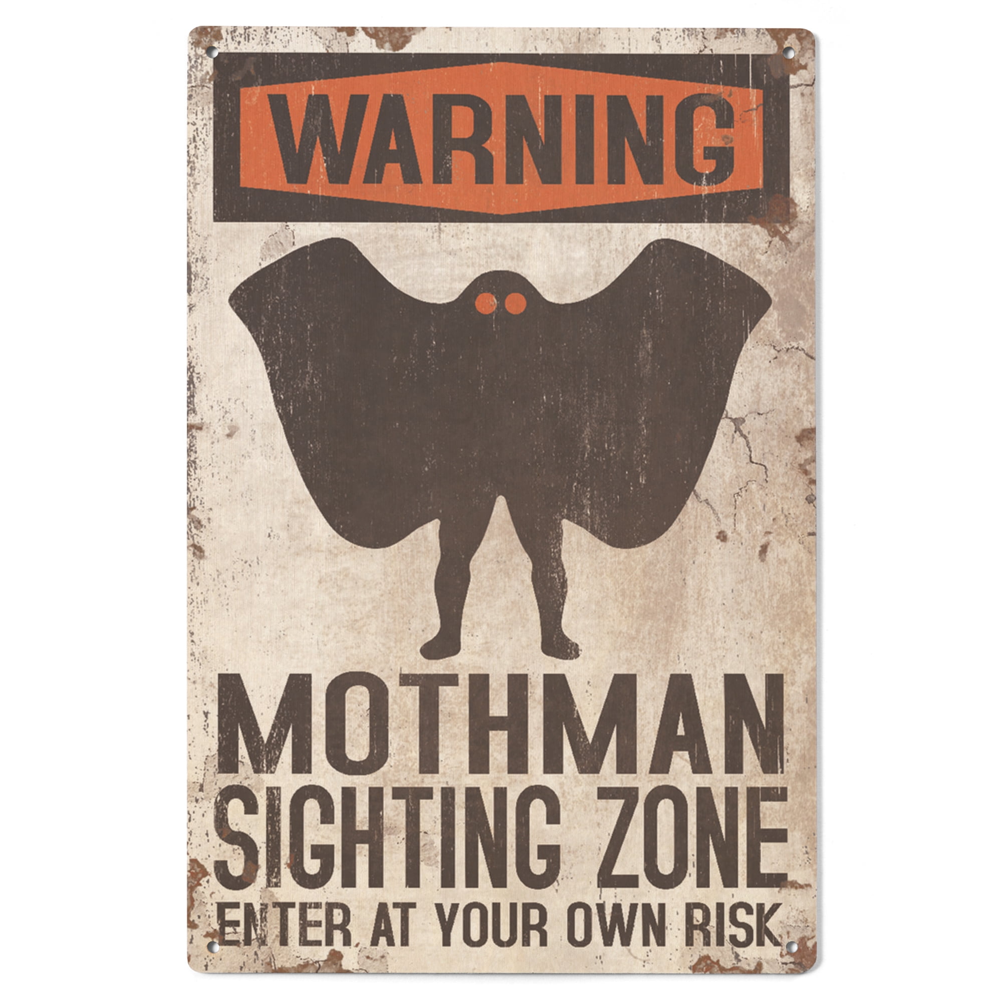 Mothman, Cryptid, Mothman Sighting Zone, Enter At Your Own Risk Birch ...