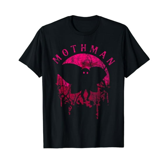 Mothman Cryptozoology Cryptid Moon T-Shirt