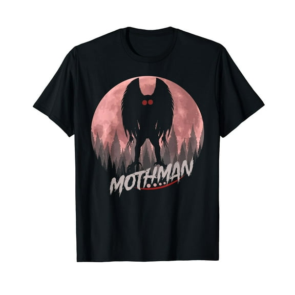 Mothman - Full Moon Cool Cryptid For Men Women Folklore T-Shirt