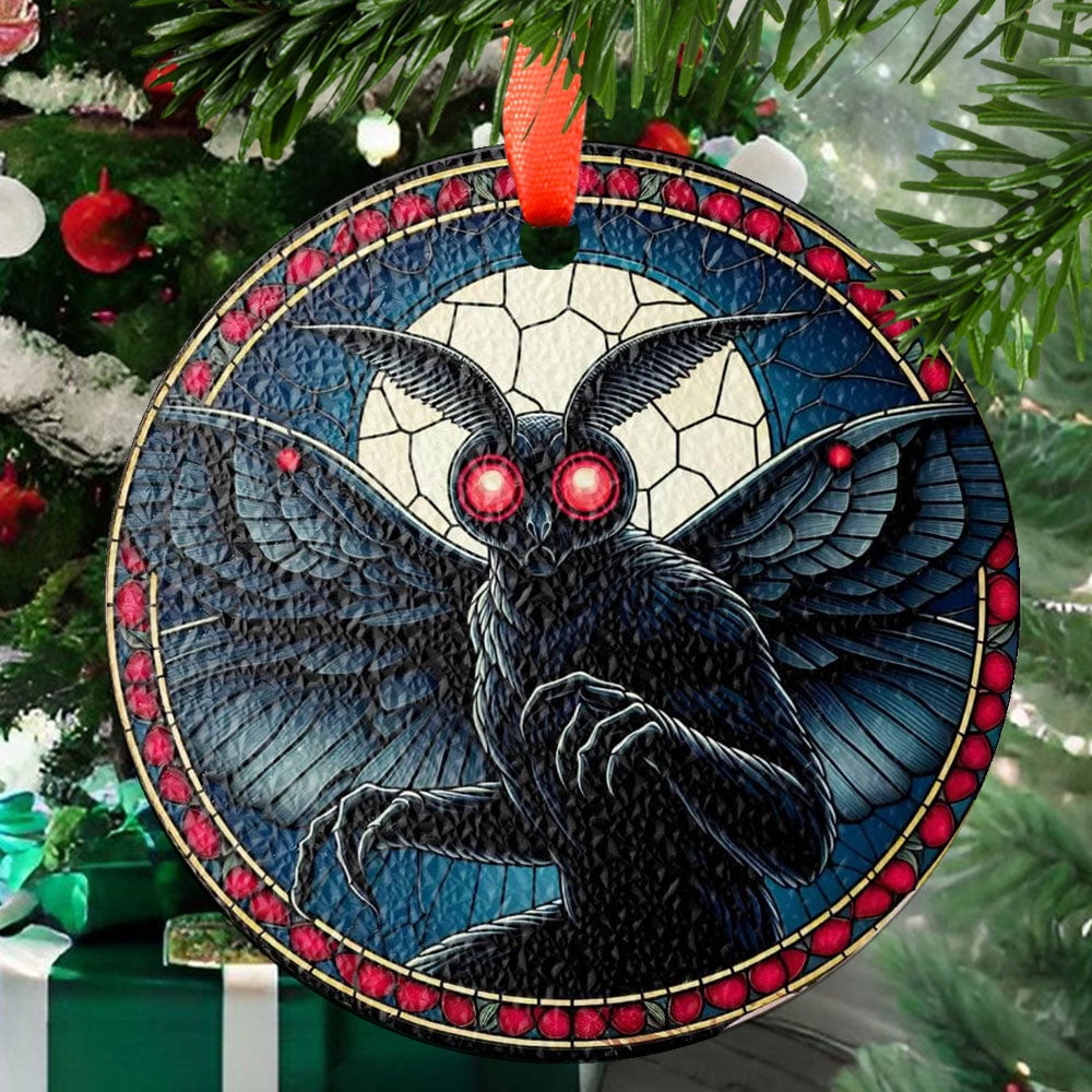 Mothman Ornament SunCatcher Mothman LightCatcher Cryptid Window