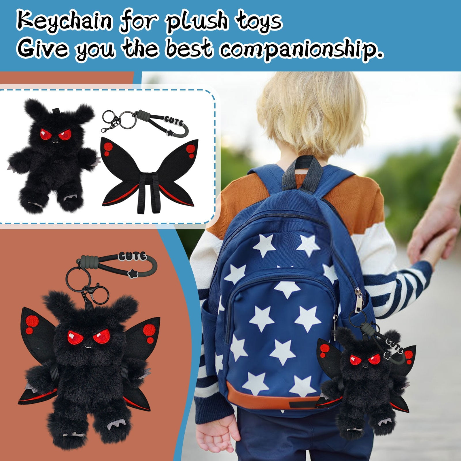 Mothman Plush Keychain – 7