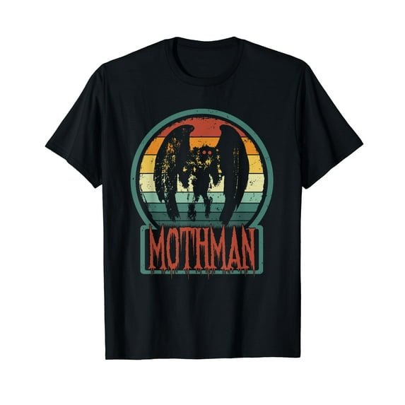 Mothman Point Pleasant Retro Vintage Cryptid T-Shirt
