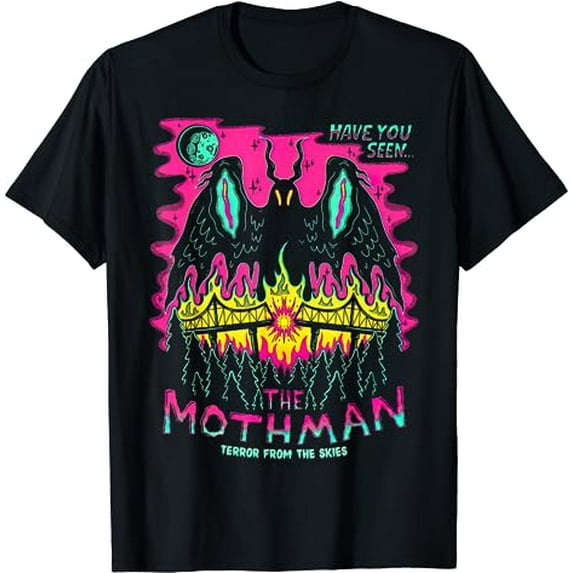 Mothman' Shirt Halloween Shirts For Witches Wicked Clothes T-Shirt