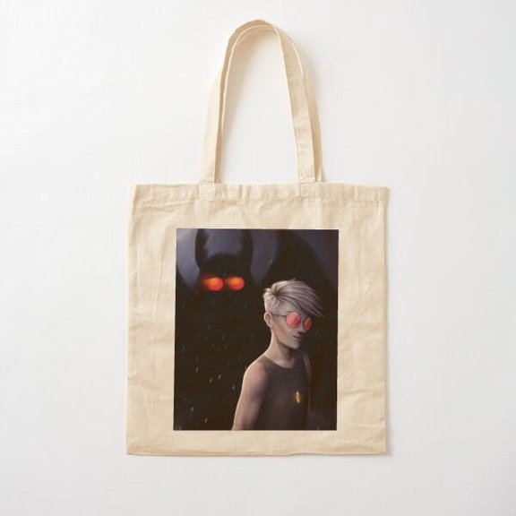 Mothman Style 002 Canvas Tote Bags, Reusable Shopping Bag