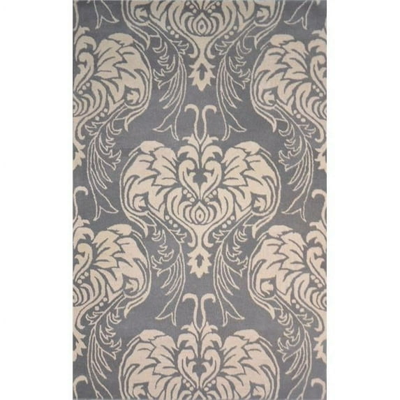 Moti TU03-GRY-6712 1 ft. 6 in. x 1 ft. 6 in. Trevi Rectangle Area Rug - Gray