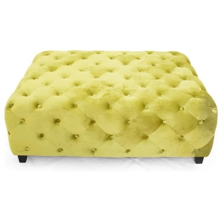 Moti 88003009 Tufted Cocktail Table, Green