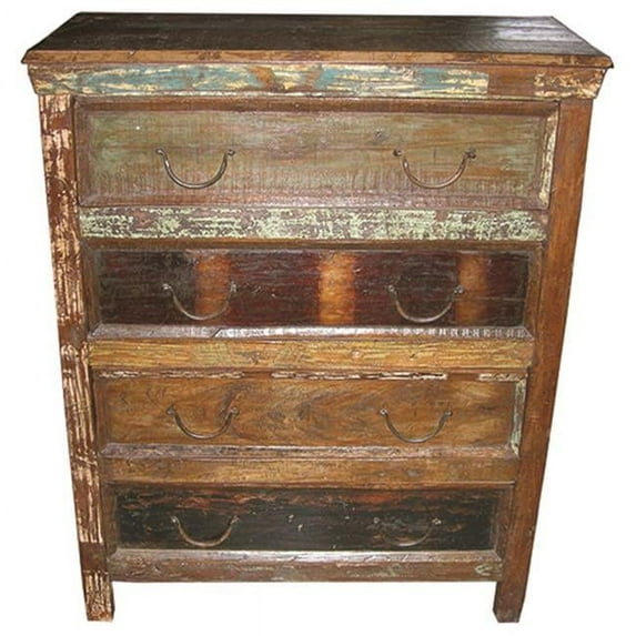 Moti Beach 4 Drawer Chest - 42 x 16 x 36 in.