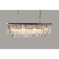 thumbnail image 1 of Moti Lighting Chloe Pendant Fixture with Clear Glass Crystals in Antique Black, 1 of 2