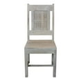 thumbnail image 1 of Moti Sarah 41" Solid Wood Dining Chair in Brushed Ivory (Set of 2), 1 of 6