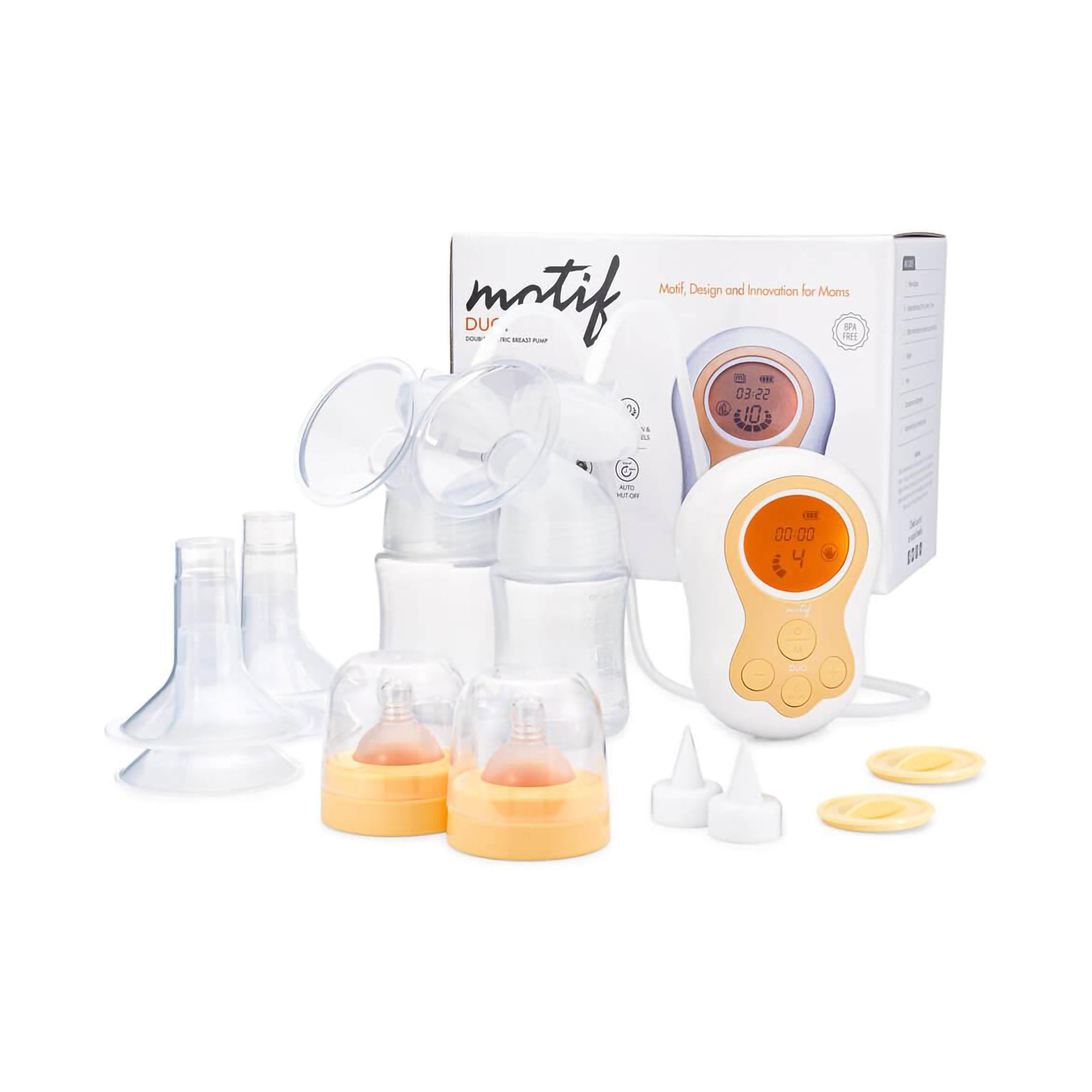 Motif Medical Duo Double Electric Breast Pump with Maylilly Bag