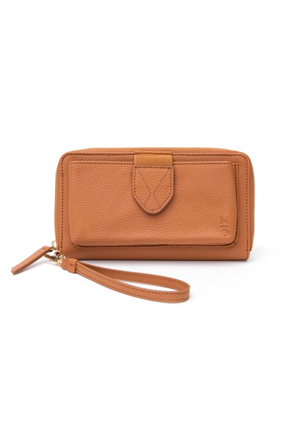 Commuter Wallet With 3,000 Mah Qi Certified Wireless Powerbank, Camel