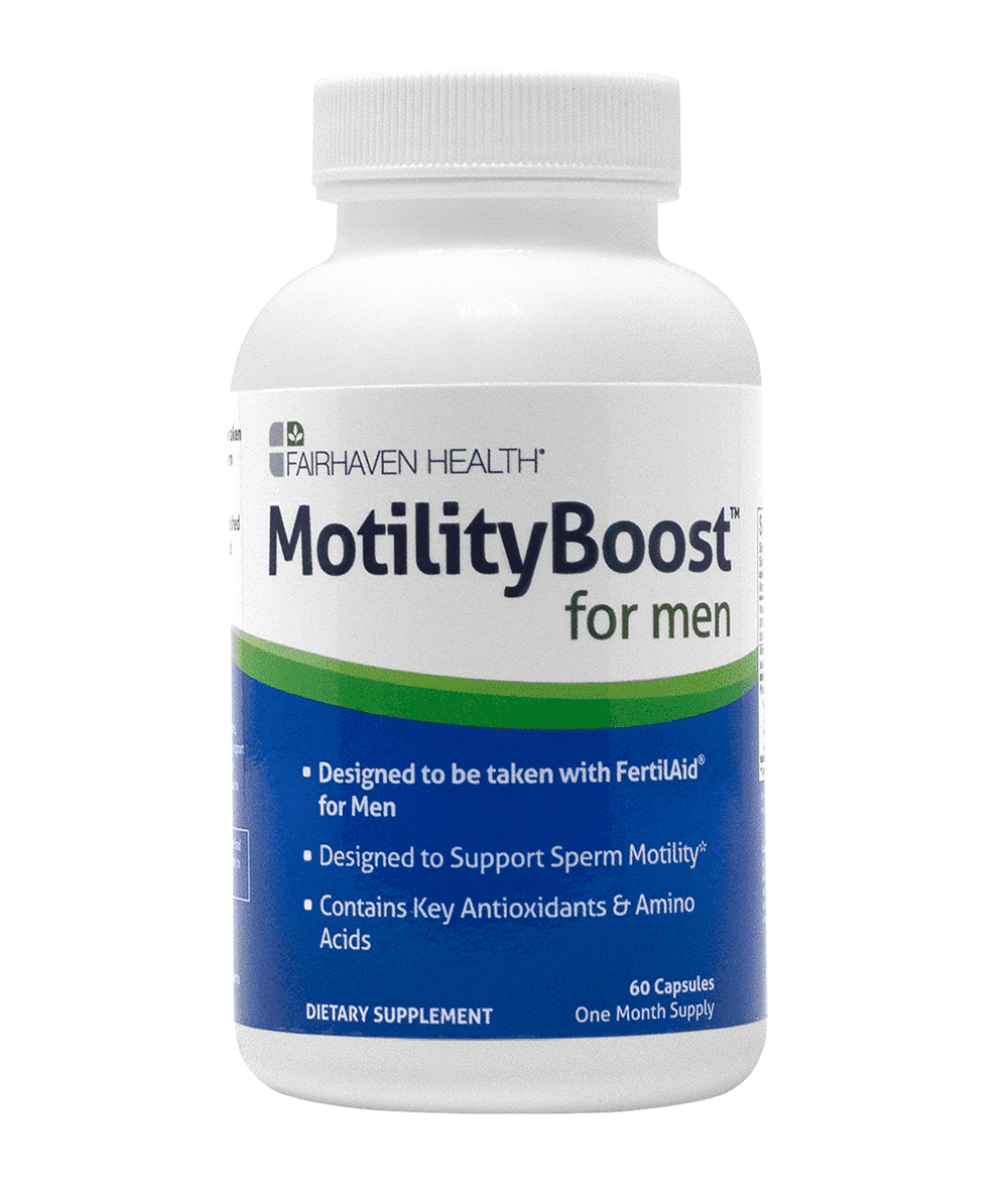 MotilityBoost for Men Fertility Supplement: Support Sperm Motility, 60 ea