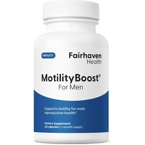 MotilityBoost for Men Fertility Supplement: Support Sperm Motility, 60 ea
