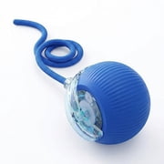 Motion Activated 3rd Gen Cat Ball Toy - Automatic Agile Moving Toy with Elastic Mesh Tail for Indoor Cats Blue