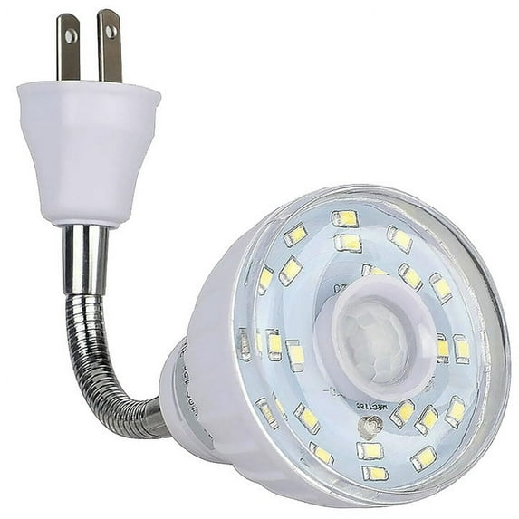 Motion-Activated Bright LED Night Light For AC Outlet Plug-In No Wiring Needed