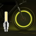 thumbnail image 1 of Motion Activated LED Tire Valve Stem Lights, Waterproof Wheel Lights for Bikes, Cars & Motorcycles (2 Pack), 1 of 3