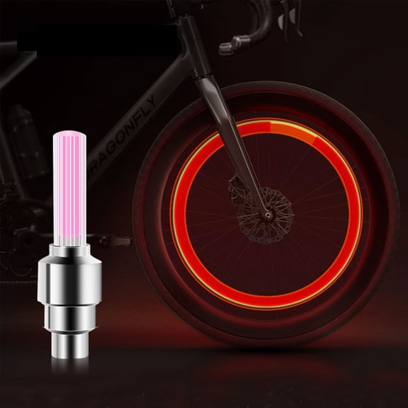Motion Activated LED Wheel Lights for Cars, Motorcycles, and Bicycles – Water Resistant, Easy Install, Vibration Sensor, Enhanced Night Visibility
