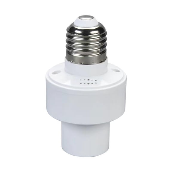 Motion Activated Light Sockets,Motion Sensor Light Socket Smart Screw in Light Bulb Outlet Compatible for E27 Screw, 360 Degree Coverage,E27 Motion Activated Bulb Holder Adapter