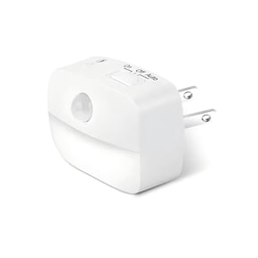 Motion Activated Night Light Plug in 1 Pack,Motion Sensor Night Light,3 Light Modes with Memory, Smart Night Lights Plug Into Wall Sensor,Dusk to Dawn Sensor for Bedroom,Toilet,Hallway,Kitchen