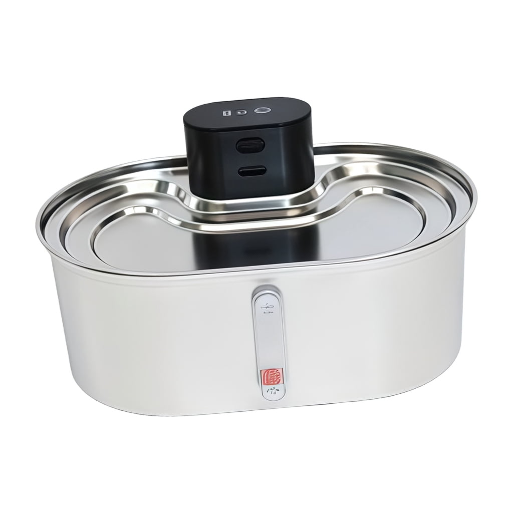 Motion Activated Pet Water Fountain Stainless Steel Construction USB for Home Use
