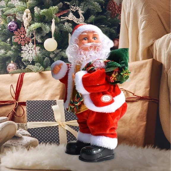 Motion Activated Santa Claus Toy Hilarious Novelty Decor for Kids Adults Festive Home Christmas Decorations 11. Inch