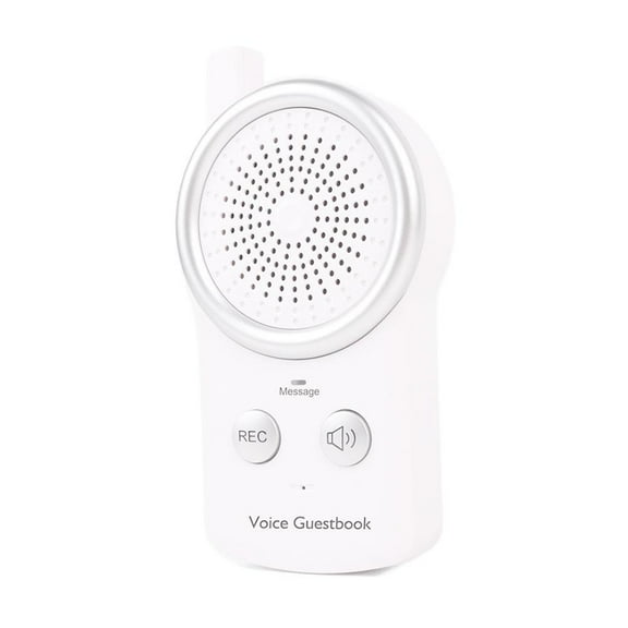 Motion Activated Voice Player with Recordable Built-in Microphone for Independent Living, Point of Sale Advertising, Door Greeter & Entry Alert