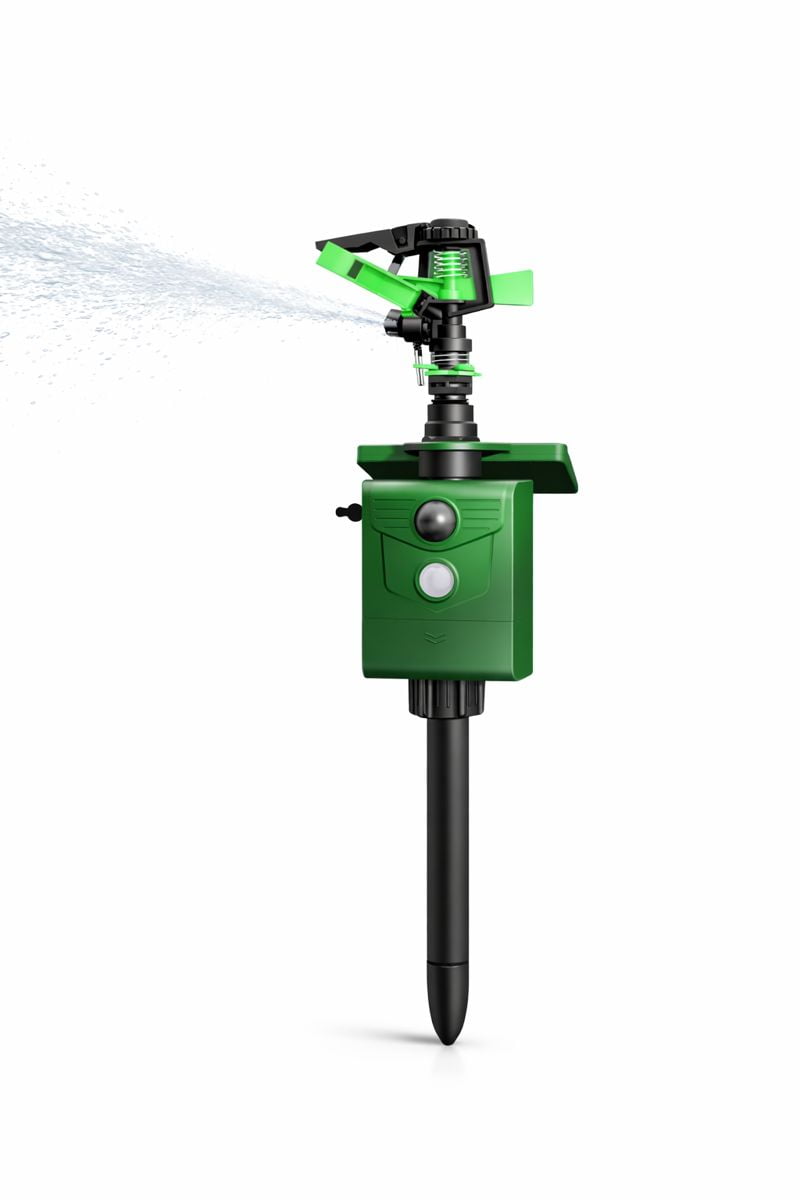 Motion-Activated Water Sprinkler Animal Repellent, Solar Powered Outdoor Pest Deterrent for Lawn, Garden, and Yard