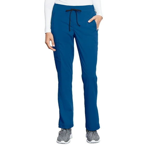 Motion By Barco MOP001 Women's Four Pocket Cargo Side Inset Drawcord Scrub Pant New Royal MP