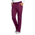 thumbnail image 1 of Motion By Barco MOP002 Women's Jill Three Pocket Rib Waist Cargo Scrub Pant Wine S, 1 of 2