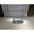 thumbnail image 1 of Motion Coffee Table with Clear Glass Top and Chrome Base, 1 of 2