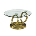 thumbnail image 1 of Motion Coffee Table with Glass Gold Base, 1 of 2