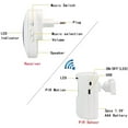 Motion Detector Alarm, Siren Infrared Motion DetectorsSensor Wireless