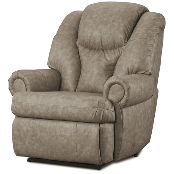 King of Comfort Ox Big Man Wallsaver Recliner, 50H x 44W x 46D inches, Seat Width 25 inches, Rated for Up to 500 Lbs Free curbside delivery