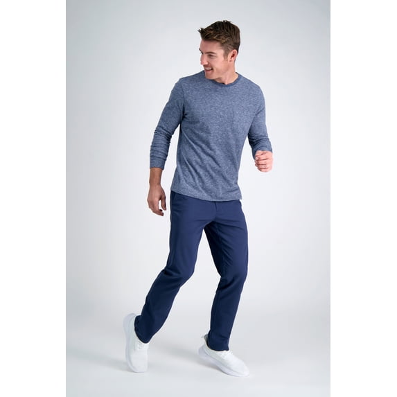 Motion Khaki Flat Front Pant Slim Straight Fit HC41050