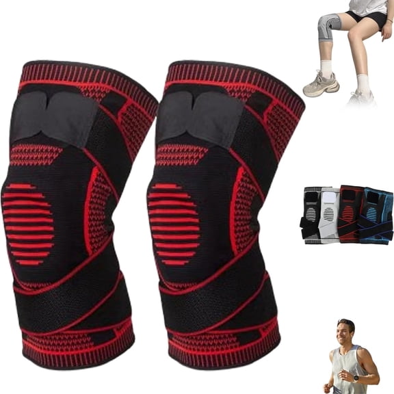 Motion Max Knee Pro Brace, Bone-on-Bone Support, Adjustable Non-Slip Straps