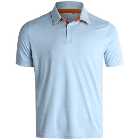 Motion Men's Performance Polo - Short Sleeve Dry Fit Golf Polo Shirt (S-XL)