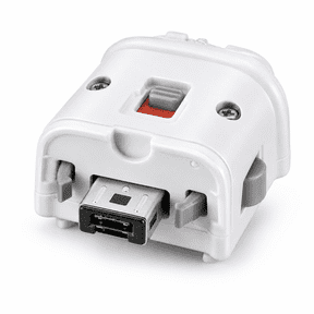 Motion Plus Adapter Replacement for Wii Motion Plus Adapter-Sensor Accelerator and Nintendo Remote Controller Compatible (White 1 pcs)