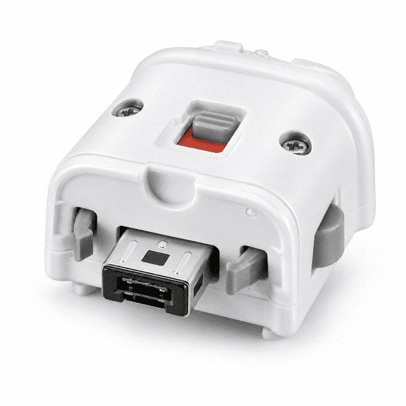 Motion Plus Adapter Replacement for Wii Motion Plus Adapter-Sensor Accelerator and Nintendo Remote Controller Compatible (White 1 pcs)