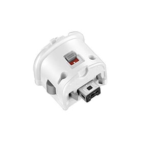 Motion Plus Adapter Replacement for Wii Motion Plus Adapter-Sensor Accelerator and Nintendo Remote Controller compatible (White 1 pcs)