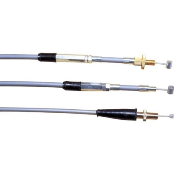 Motion Pro Black Vinyl Throttle Cable for 1984-1986 Yamaha MOTO-4 200/225 ATV - Pull Style, Nylon-Lined Housing (05-0075)