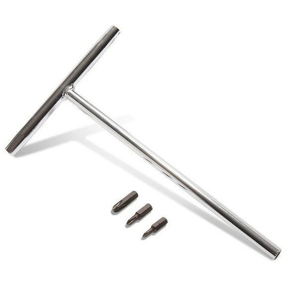 Motion Pro T-Handle Bit Driver with #1, 2, 3 Phillips-Point Bits (08-0557)