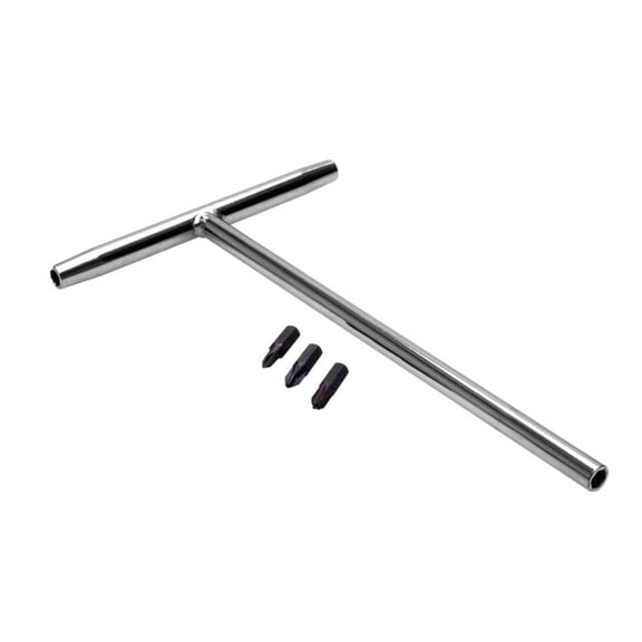 Motion Pro 08-0557 T-Handle Bit Driver with No. 1, 2 & 3 JIS Cross-Head Bits