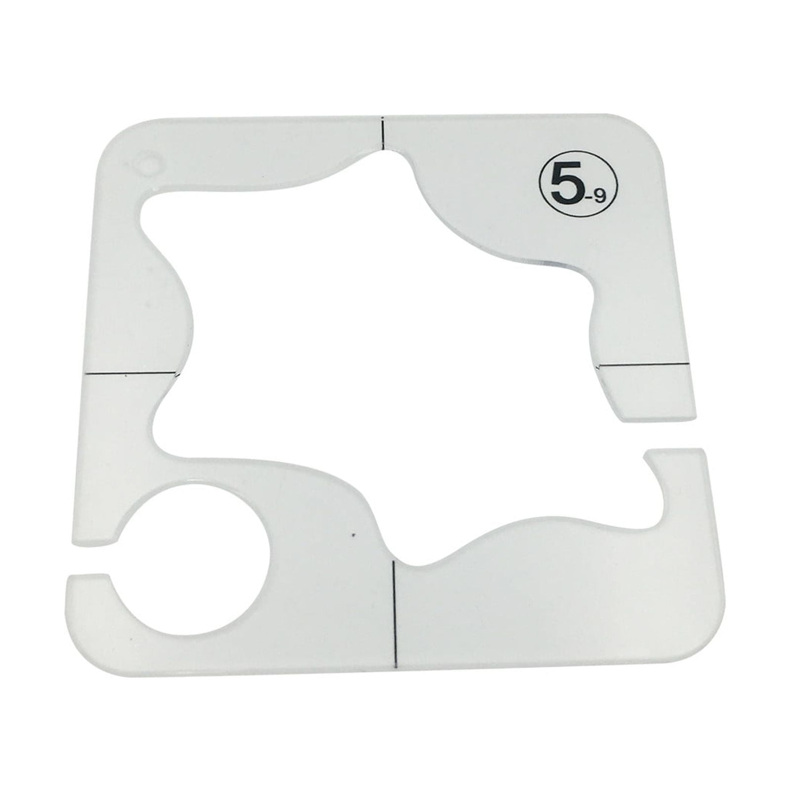 Motion Quilting Template Series With Quilting Frame For Domestic Sewing Machine Ruler