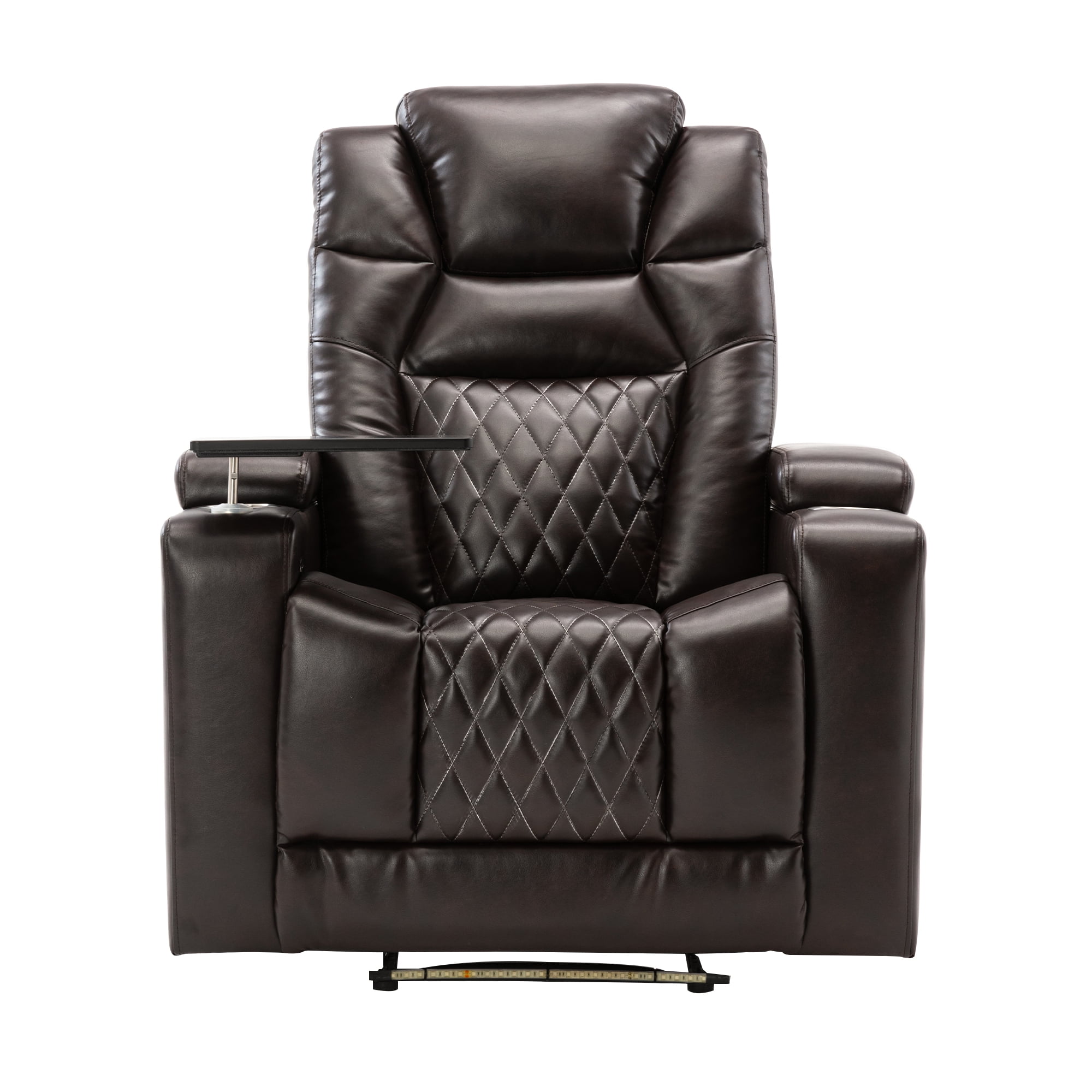 Motion Recliner with USB Charging Port and Hidden Arm Storage, Home Theater Seating with 2